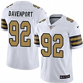 Nike Saints 92 Marcus Davenport White Color Rush Limited Jersey Dzhi,baseball caps,new era cap wholesale,wholesale hats